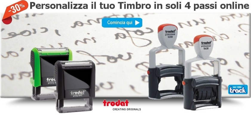 TIMBRO AUTOINCHIOSTRANTE TRODAT PRINTY 4929 - personalizza online